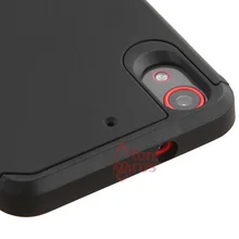 Híbrido tpu + plástico à prova de choque caso difícil para htc desire 626 626G 510 530 630 A9 M10 Tampa Protetora Casos Titular do Cartão