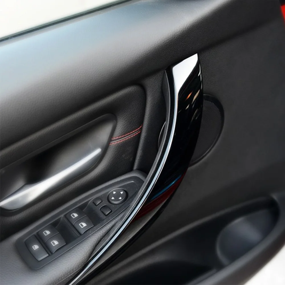 

ABS Car Interior Door Handles left Right Armrest Panel Pull Trim Cover For BMW 3 series 2013-2018 F30 F32 F33 F34 F35 F36 F82