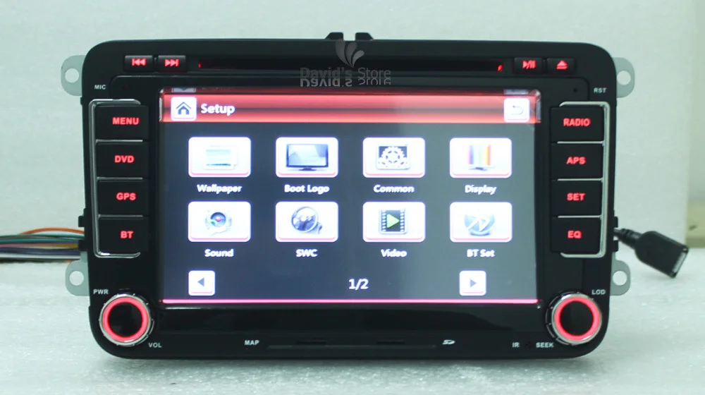 7inchs Car Navigation for Volkswagen with Built-in Canbus 12