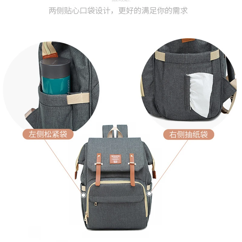 Подгузник рюкзак сумка Мумия большая емкость сумка мама ребенок мульти-функция влагостойкие, уличные, для Путешествия Пеленки сумки для