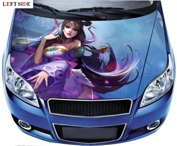 

LEFT SIDE Car Stickers Hood Decal Waterproof HD Inkjet Head Sticker Car Styling Covers Camouflage Vinyl Film Sticker Paint