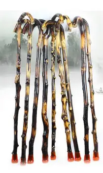 

One natural wood cane rattan cane extended outdoor climbing stick tour pal Walker of the stick of hemiplegia