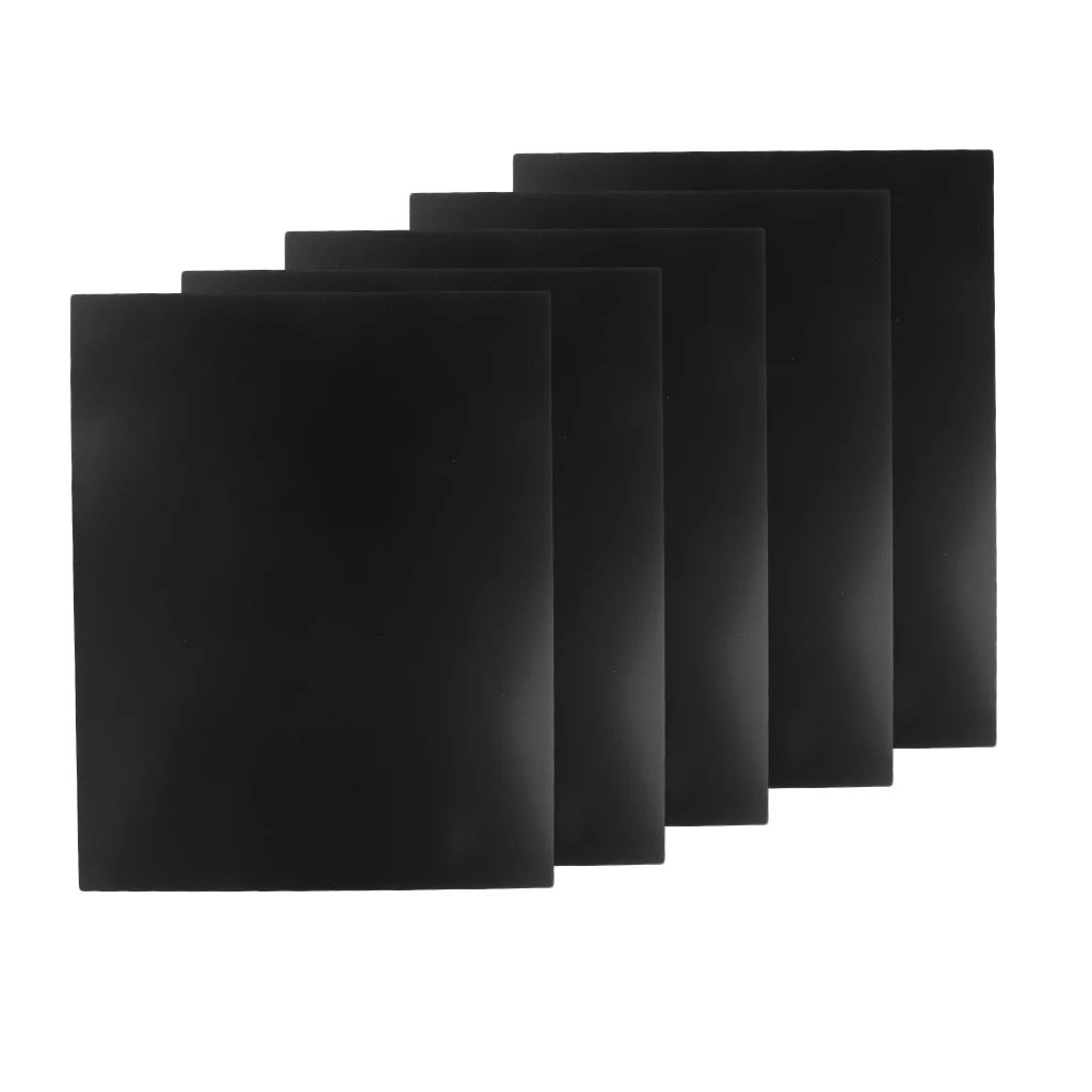 5PCS ABS Sheet Model Craft Plate for DIY Sand Table Scene or RC Aircraft Boat Body Parts Multi Size 2 Colors