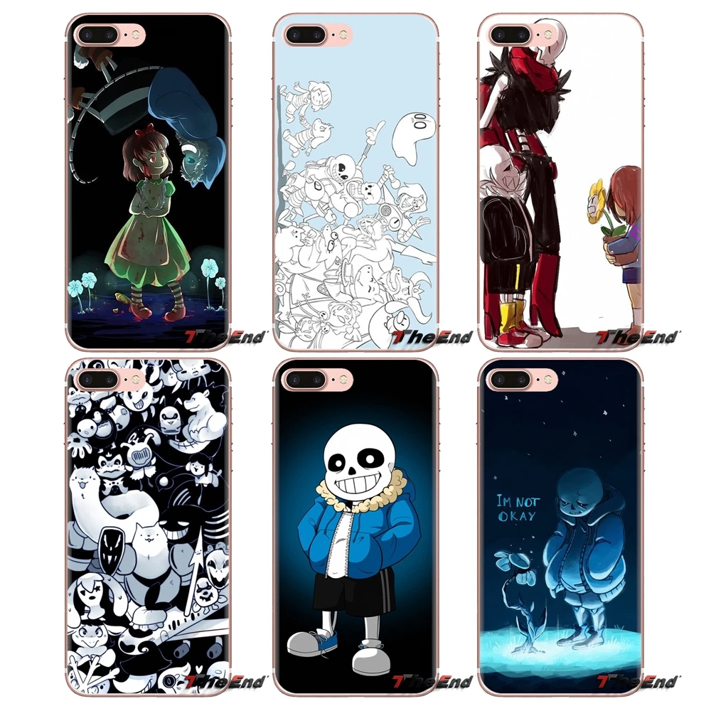 

Ultra Thin Case For Sony Xperia Z Z1 Z2 Z3 Z5 compact M2 M4 M5 C4 E3 T3 XA Huawei Mate 7 8 Y3II Undertale Sans and his puns Game
