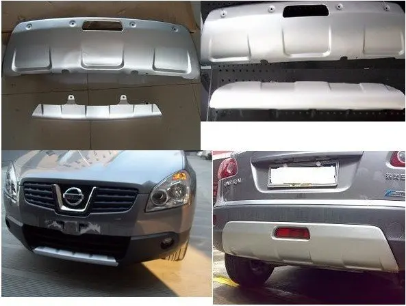 

Front + Rear Bumper Protector Skid Plate Fit For Nissan Qashqai Dualis 2007 2008 2009