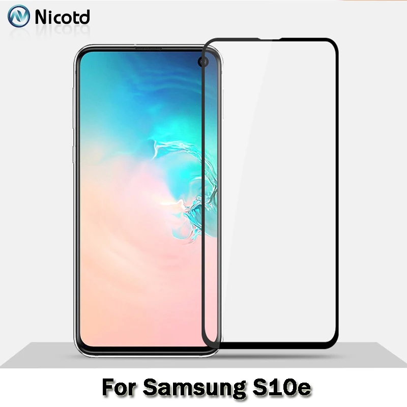 

Tempered Protective Glass On The For Samsung Galaxy S10e Screen Protector 2.5D Full Cover Film For Samsung A7 A8 A6 Plus A9 2018