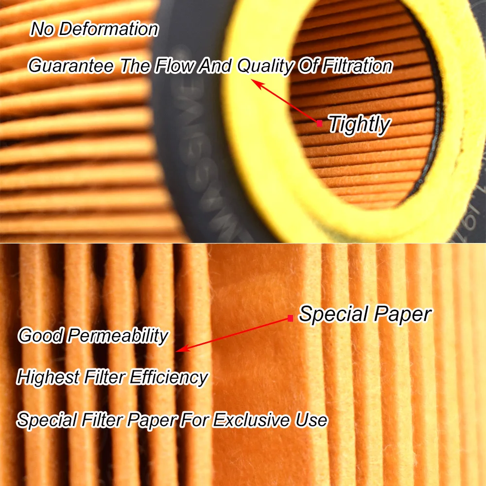 Car Oil Filter Car Filter Car Filter Set Oil Filter 9192425 For Opel Agila Astra Corsa Meriva Tigra TwinTop Suzuki Wagon R Vauxhall Corsavan MK II Astravan 1.2L / 1.4L