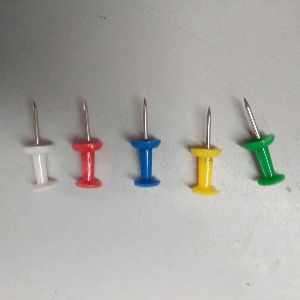 40 шт. Thumbtack Push Pins прозрачный для заметок карты дисплей Thumb Tacks@ 8 JD9 WWO66