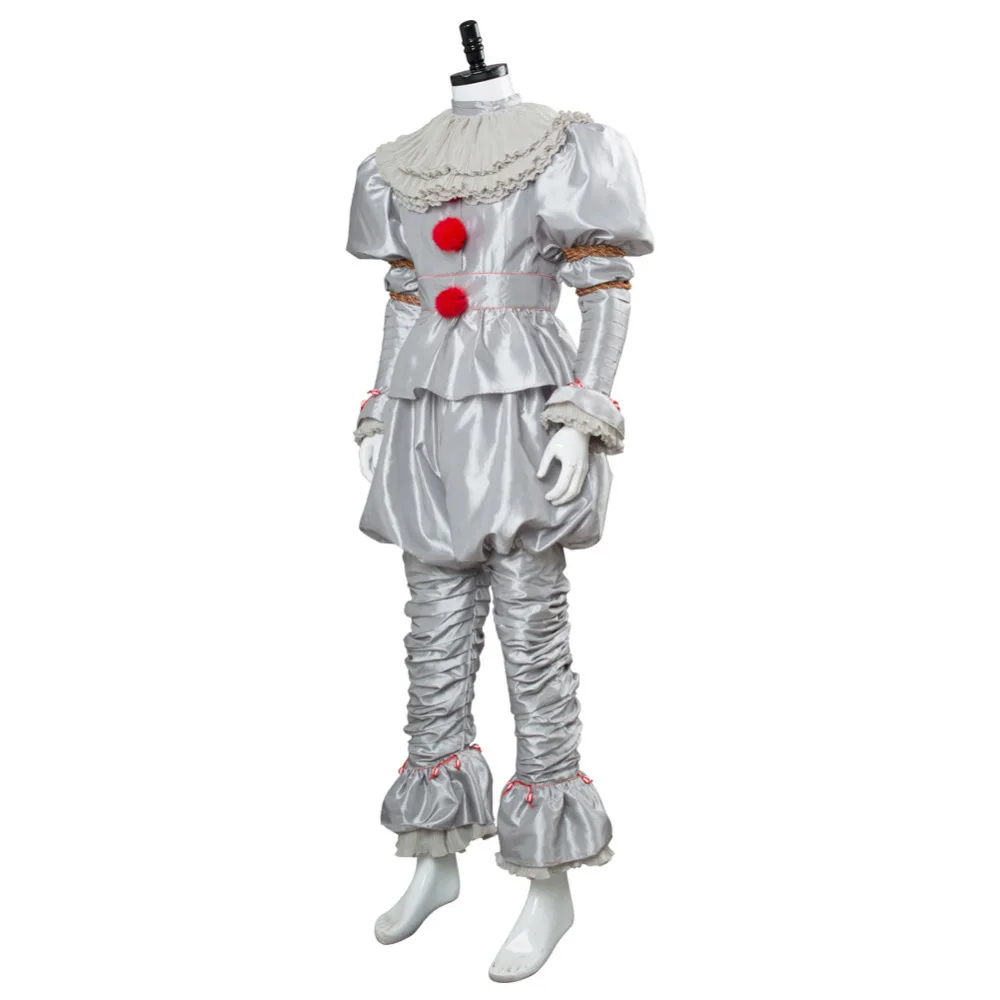 Custom Made Cosplay Costume - Stephen King's It Pennywise Clown for Men and Women, Full Set Carnival Halloween Costumes image 3