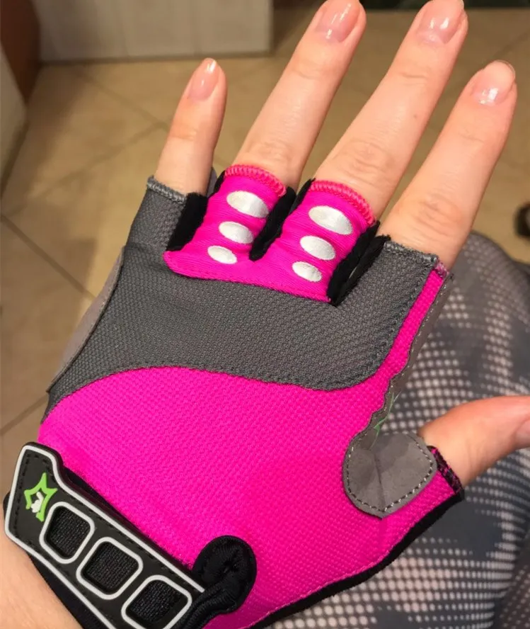 ROCKBROS Women Cycling Gloves Road Bike Gloves Female Sports Fitness