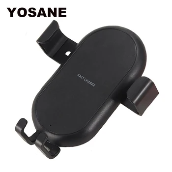 

Car Charger Qi Wireless Charger Gravity Phone Holder Stand Cradle For iPhone X 8 8 Plus Samsung Galaxy S8 S9 Plus S7 Edge