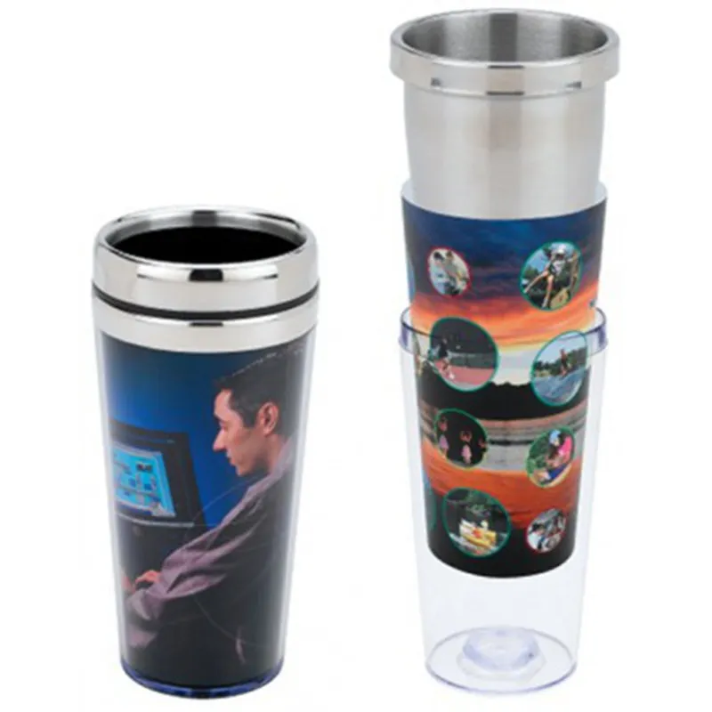 Double Wall Stainless Steel Tumblers with Paper Insert,FDA certificate