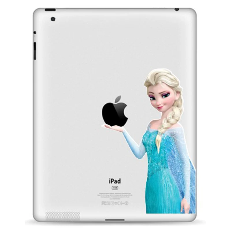 GOOYIYO-DIY планшет частичный стикер виниловая переводная наклейка, имиджевый Эльза Принцесса кожи для iPad Air Pro 9,7 Mini 7,9 iPad 234 наклейка