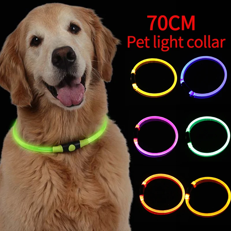 

LED entire Glowing Pet Cat Dog Collar Night Safety Led Luminous Collars For Dogs
