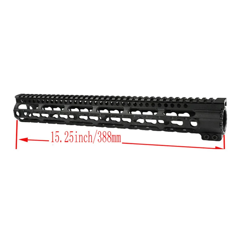 Охотничий Тактический 7 ''9'' 10,2 ''12,2'' 15,25 ''Handguard Keymod рельсовая система для страйкбола AEG - Цвет: 15.25inh