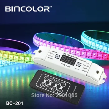 

NEW LED Pixel SPI Strip Controller RGB RGBW Dimmer DC5V-24V Digital Addressable Control 2801 2811 2812 8806 IC Tape Strip Lights