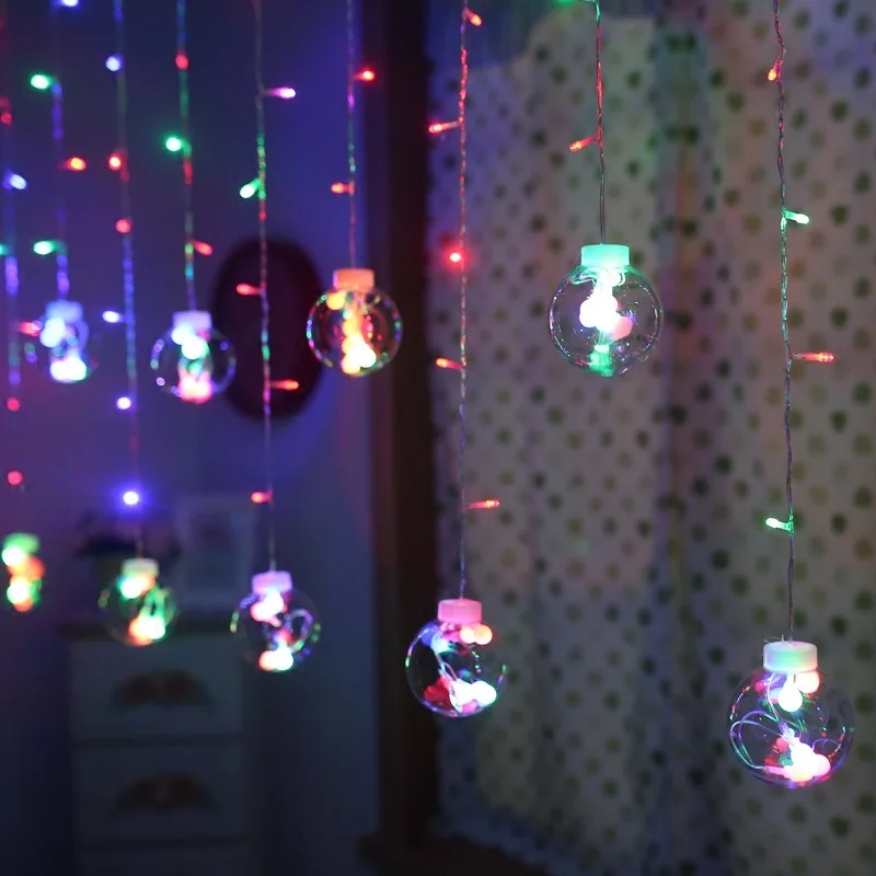 

LED lamp series spherical room decorative chandelier warm decoration lamp