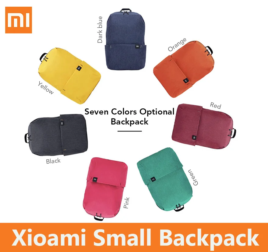 

xiaomi small Backpack waterproof fashion black red bluecanvas rucksack gift for boy girl student man woman hide travel knapsack