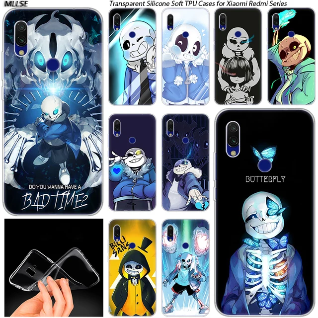 US $1.64 Coque Undertale Sans Hot Silicone Case for Xiaomi Redmi K20 7 7A 5 5Plus 6 6A S2 Note 8 7 6 5 Pro F