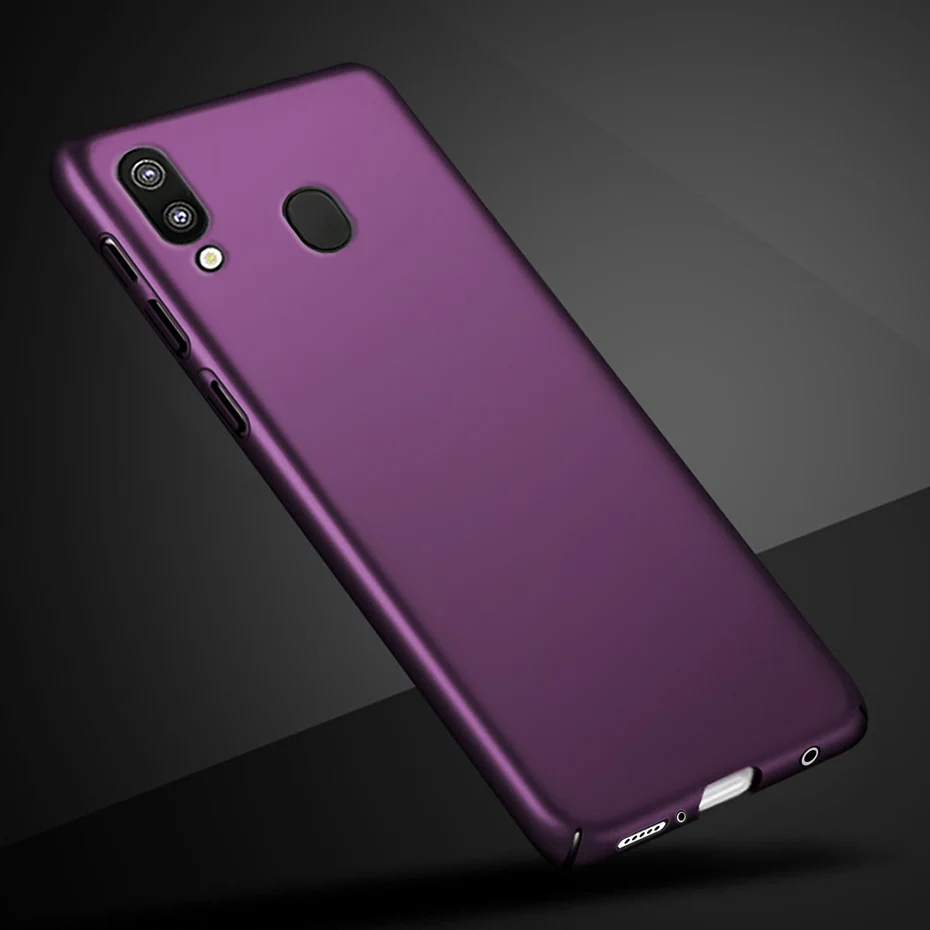 Purple Для Samsang Galaxy A10 A20 A30 A40 A50 A60 A70 M10 M20 M30 чехол крышка ПК Жёсткие Чехлы для samsung м 10 20 30 40 50 70 чехол для телефона - Цвет: Purple