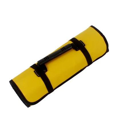 Многофункциональный ящик для инструментов сумка катушка Тип деревообрабатывающий электрик ремонт холст портативный ящик для хранения инструментов - Цвет: Цвет: желтый