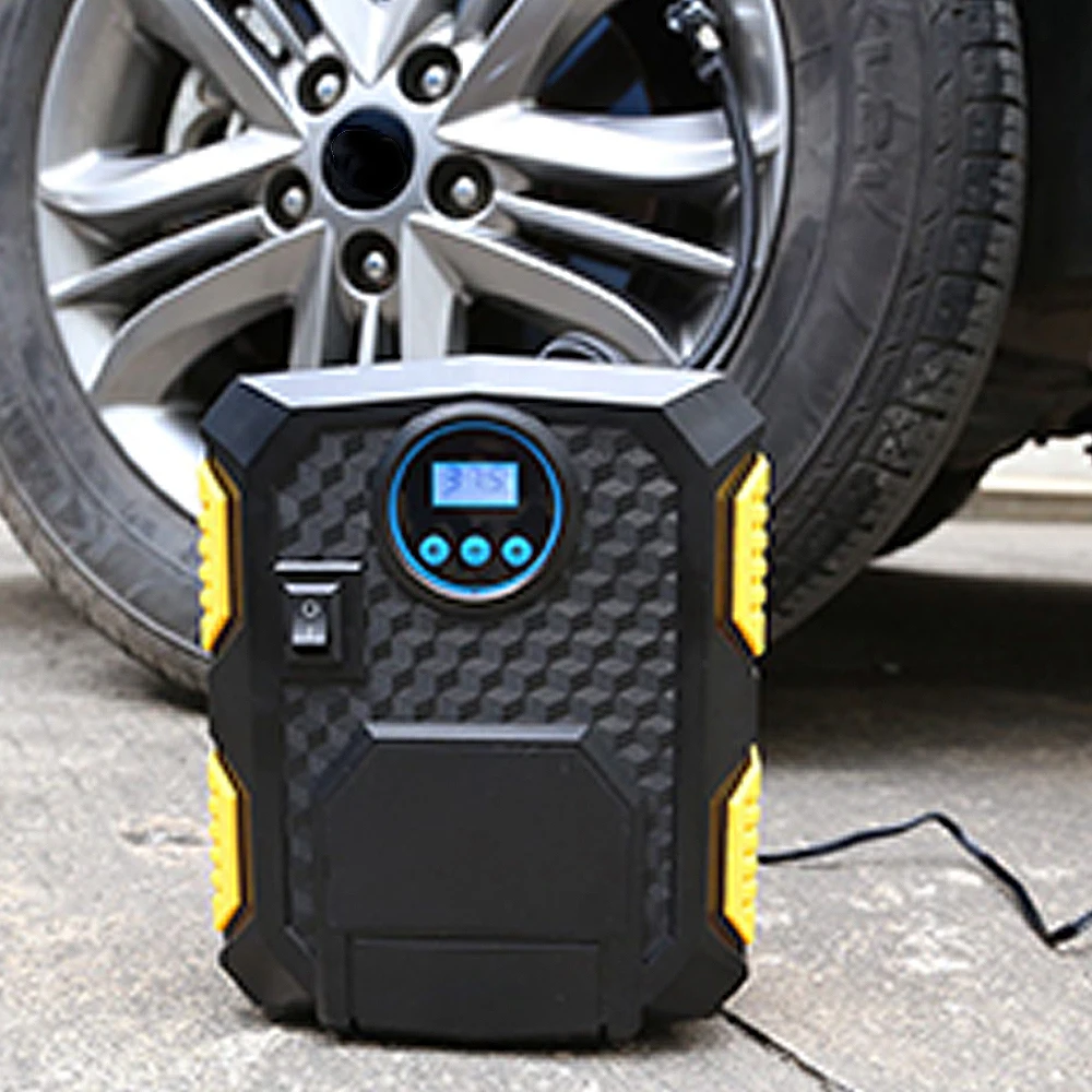 DC 12 Volt 100 PSI Digital Tire Inflator Car Portable Air Compressor Pump Car Air Compressor for Car Motorcycles Bicycle