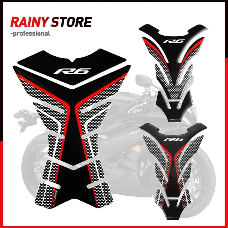 

for Yamaha R6 YZF-R6 Tank 3D Motorcycle Tank Pad Protector Decal Stickers Case