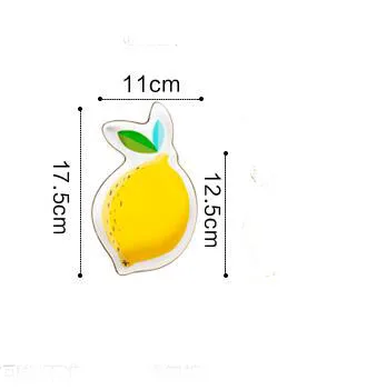 Милая позолоченная керамическая обеденная тарелка фруктовая десертная тарелка креативный поднос для хранения ювелирных изделий Фламинго кактус Арбуз Лимон N206 - Цвет: L  lemon