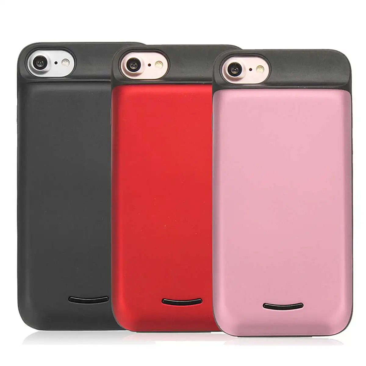 

5000mAh Black/Red/Pink External Battery Protective Case For iPhone 8/7/6s/6 4.7 Inch Back Up Power Bank Battery Charger Cases