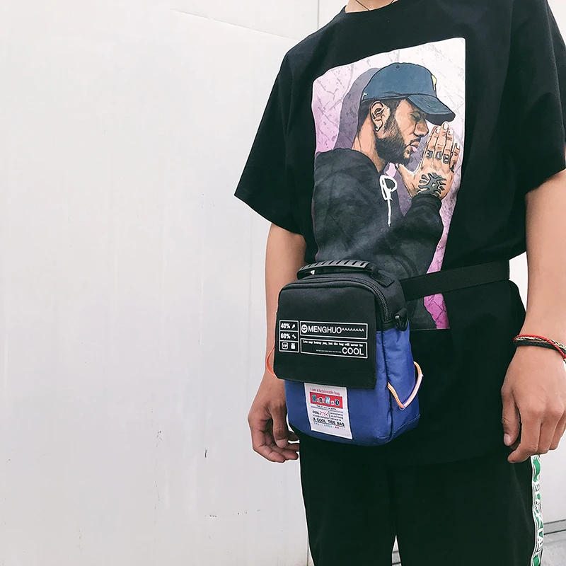 Menghuo 2018 New Crossbody Bag Multifunctional Men Bag Retro Women Handbags Nylon Shoulder Bags Messenger Bags Waist Packs Bags (7)