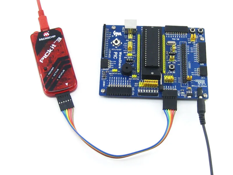 Waveshare Open18F4520 PIC макетная плата, разработанная для серии PIC18F, оснащена PIC18F4520 MCU периферийная Плата расширения