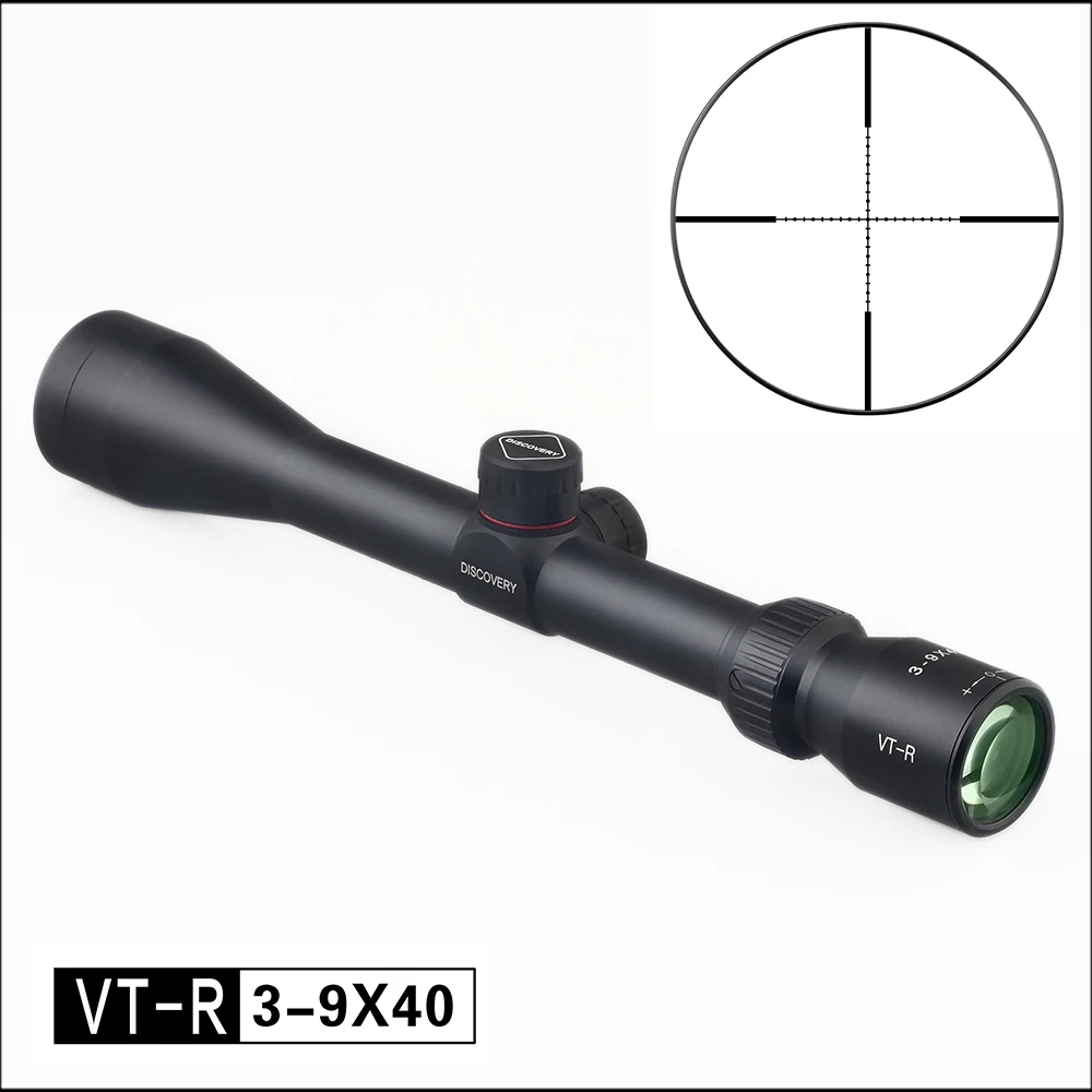 

Discovery scope rifle VT-R3-9X40 outdoor hunting optical air rifle sight 1/10 MIL adjustment