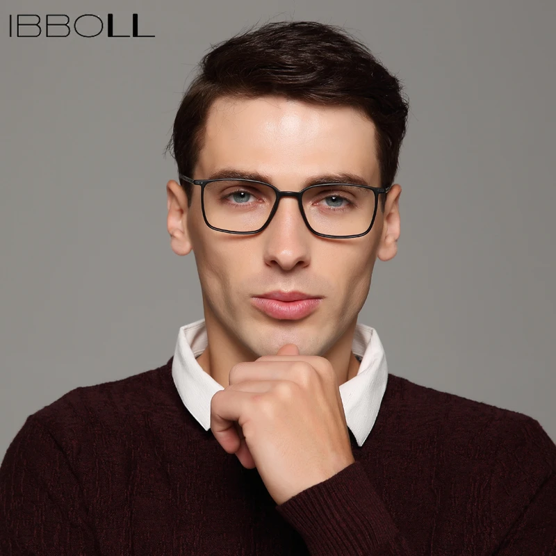 Ibboll мужские оптические оправы для очков роскошные брендовые квадратные Модные
