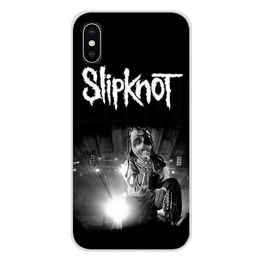 Аксессуары для телефона в виде ракушки Чехлы рок группы Slipknot Забавные Маски Apple