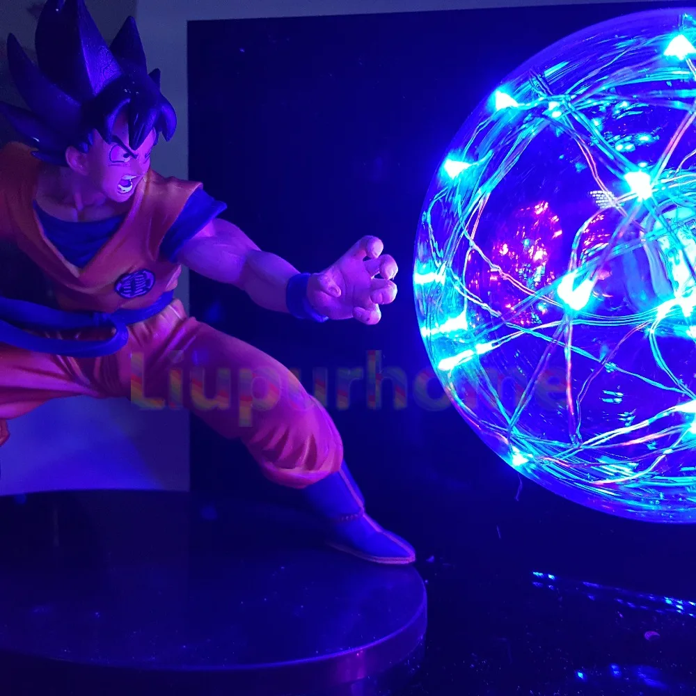 Dragon Ball Z Сон Гоку Vs Фриза Luminaria Светодиодные ночники аниме Dragon Ball Супер фигурка игрушка DBZ светодиодные настольные лампы