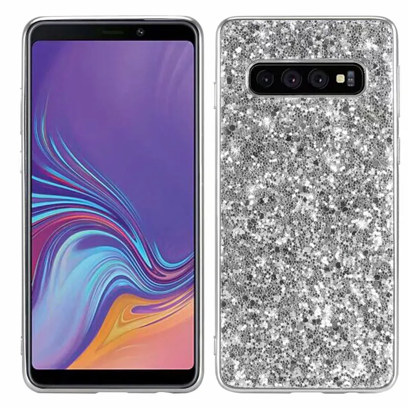 Чехол сверкающий с блестками для samsung Galaxy S10 плюс Coque/S10 e Мягкий Силиконовый ТПУ бриллиантовый сексуальная девушка протектор чехол-накладка Carcasa Капа