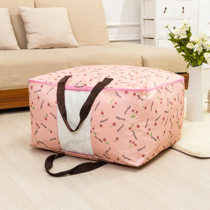 Oxford Quilt Blanket Storage Bag Collapsible Plus Size Comforter