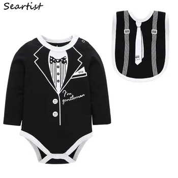 

Seartist Newborn Summer Romper Long-sleeved Jumpsuit for Newborns Bebes Bibs & Rompers Baby Boys Clothes 2020 New Arrival 25