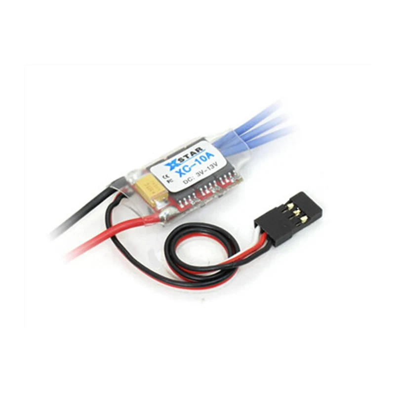 

XC-10A RC hobby mini-q mini-z car brushless ESC 10A 1-2S 8g electronic speed controller dual-way forward reverse brake modes