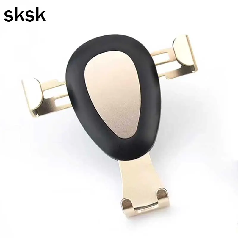 SKSK Gravity Reaction Автомобильный держатель для телефона Подставка для iPhone 6 7 s 8 8X не 8 подставка для телефона авто-замок вентиляционное отверстие держатель для телефона - Цвет: gold