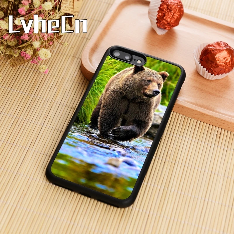 LvheCn russian bear tiger lion Phone Case Cover For iPhone 5 6 6s 7 8 plus 11 pro X XR XS max Samsung S7 edge S8 S9 S10 |