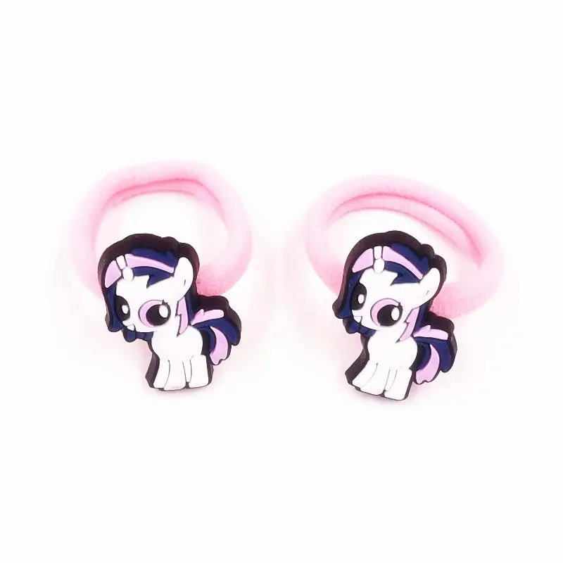 4 шт. заколки для волос My little Baoli Poni Unicorn Horse заколка аксессуары эластичные резинки