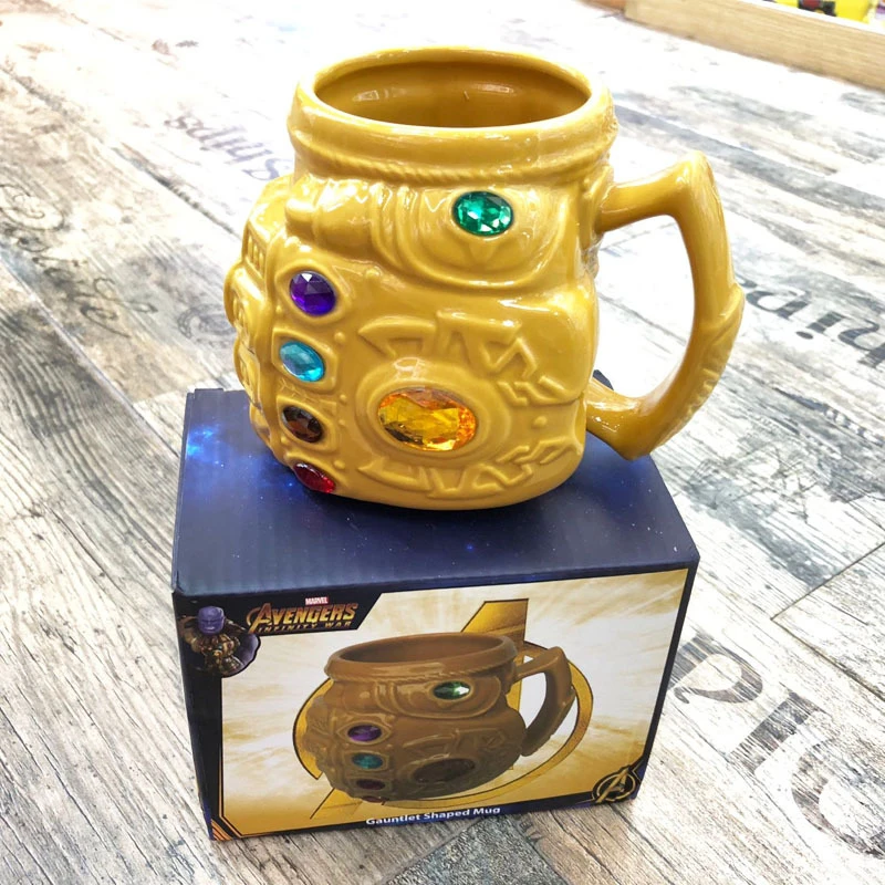 Marvel кофейные кружки Thanos чашки и перчатки Fist Mark крутая креативная посуда для