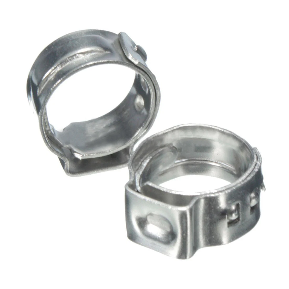 

10 pcs Stainless Steel Ear Clamp Clips Air Silicone Water Fuel Hose Pipe Jubilee Drop shipping