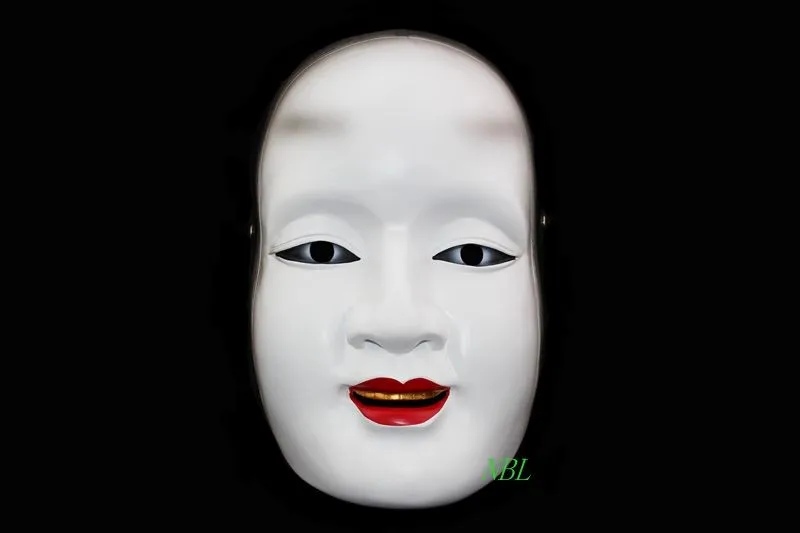 Японская Noh Shite Dance Drama белая маска Япония Noh Drama Sun Cilang полное лицо Маскарад косплей-реквизиты для вечеринки маски из смолы