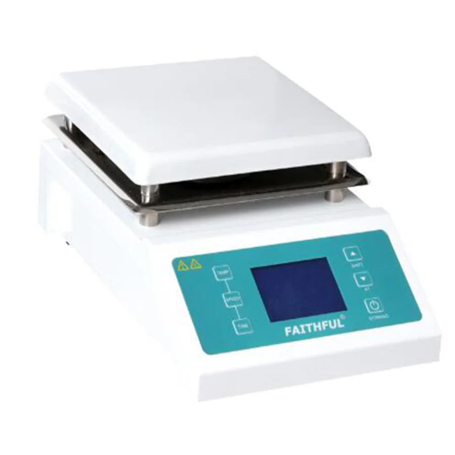 Free shipping SH-II-4C Laboratory Magnetic Stirrer with Heating Hotplate Blender mixer Temperature LCD Digital Control Display | Канцтовары