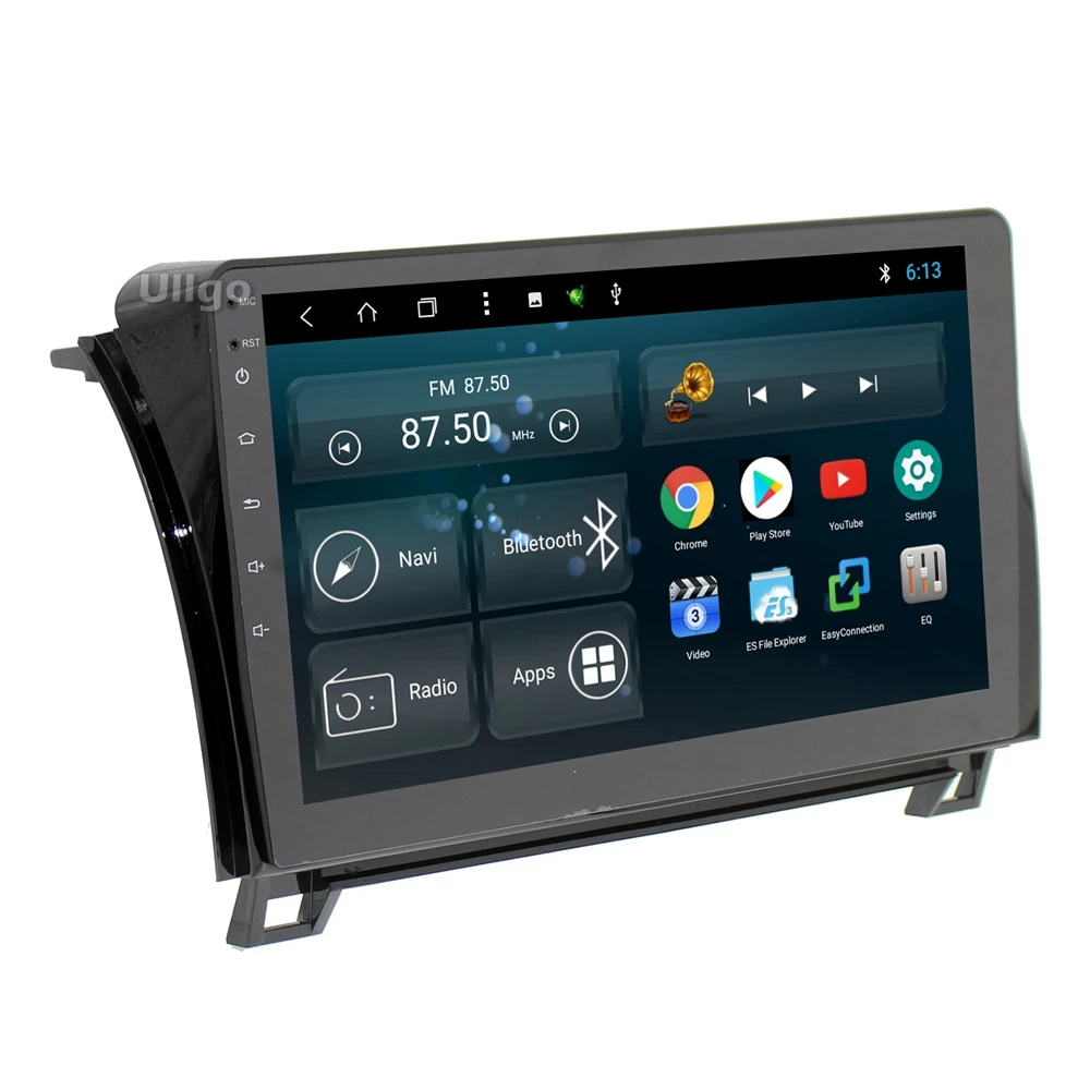 Excellent 10.1 inch Android 8.1 Car Head Unit for Toyota Tundra Sequoia Car Stereo GPS Autoradio GPS with BT Radio RDS Mirror-link Wifi 1