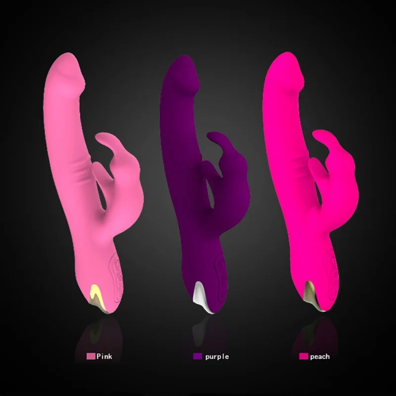 Silicone Big Dildo Realistic Rabbit Vibrator