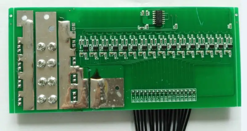 Buy 48V 30A 16s cells Lithium iron phosphate battery BMS protection board with balancing Charge discharge