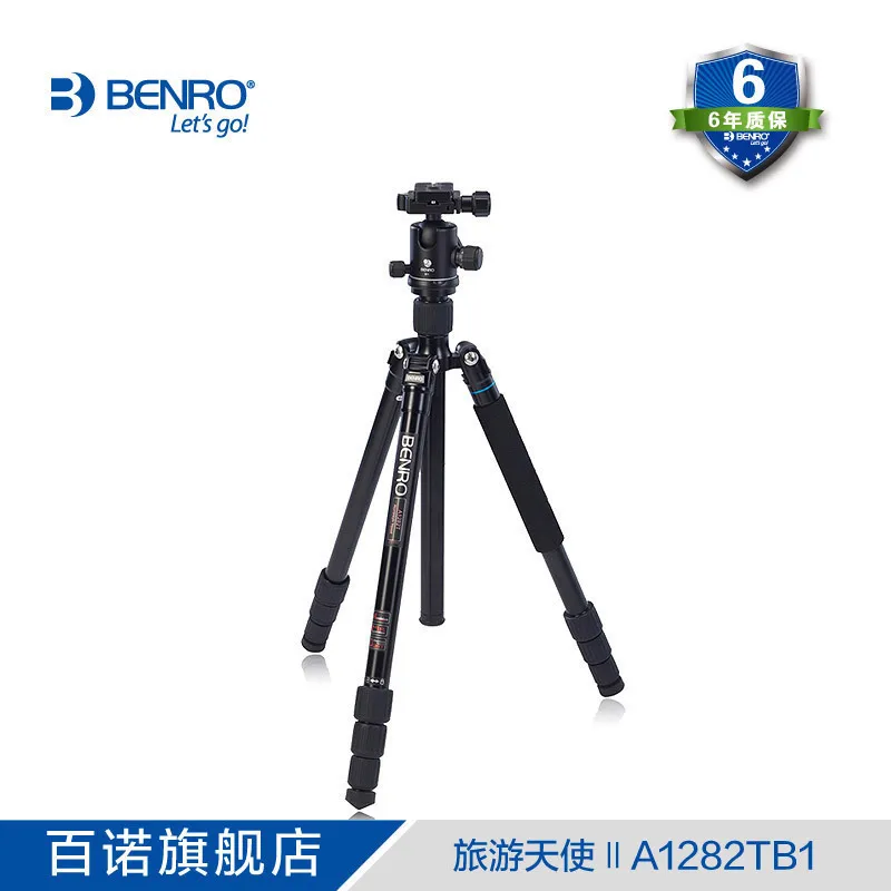 

DHL GOPRO BENRO A1282TB1 aluminum alloy tripod Single leg down the plane Professional tripod suit Alpenstock 3 in 1 wholesale